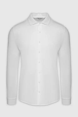 White cotton shirt for men