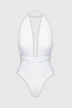 Swimsuit made of polyamide and lycra white for women