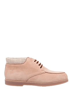 Beige nubuck deserts for men