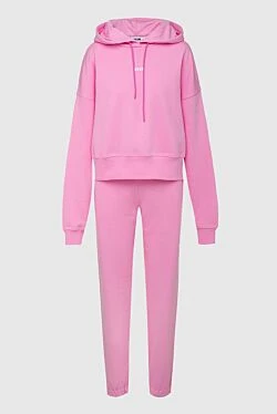 Women's pink cotton walking suit