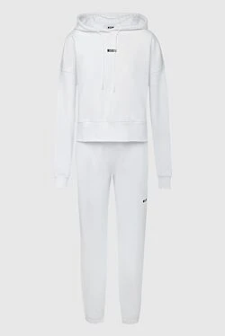 White women's walking suit made of cotton