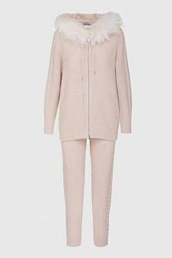 Women's beige walking suit