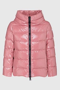 Women's pink polyamide down jacket