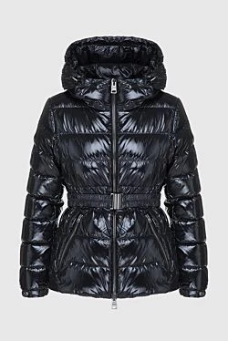 Women's black polyamide down jacket