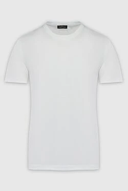 White cotton T-shirt for men