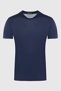 Cotton T-shirt blue for men