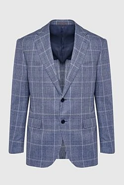 Men's gray silk jacket