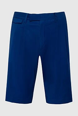 Wool and blue shorts for men