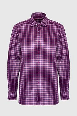 Ерлерге арналған күлгін мақта көйлек