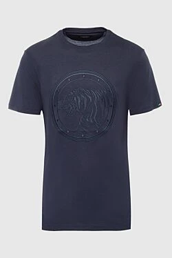 Футболка из хлопка серая мужская