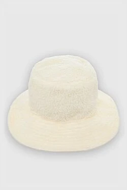 White cotton hat for women