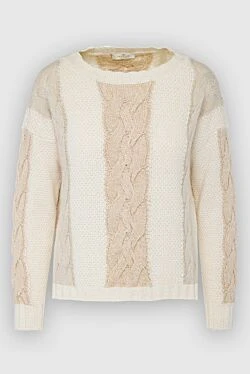 Beige jumper for women