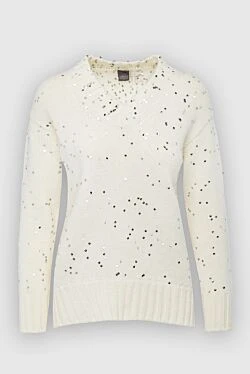 White jumper for women