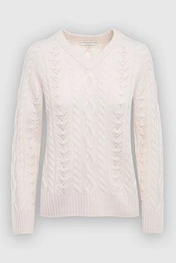 Pink cashmere jumper for women