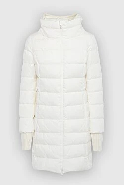 White polyamide down jacket for women