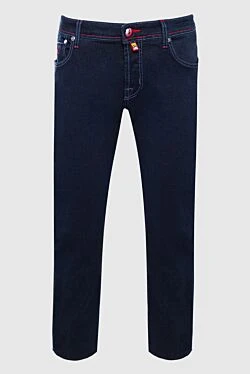 Blue cotton jeans for men