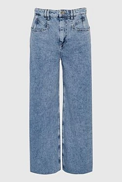 Blue cotton jeans for women