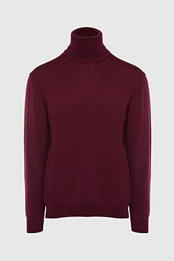 Men's wool golf burgundy