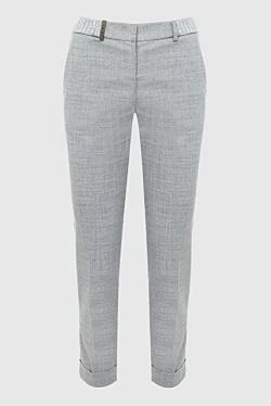 Gray trousers for women