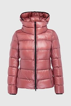 Women's pink polyamide down jacket