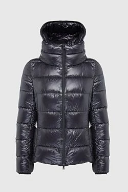 Women's black polyamide down jacket