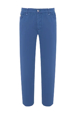 Blue cotton jeans for men