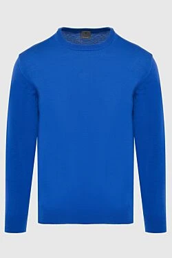 Wool jumper blue for men