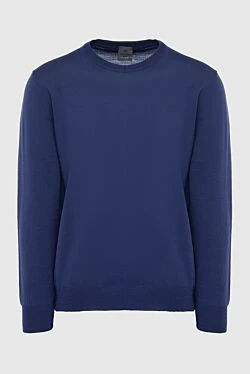 Wool jumper blue for men