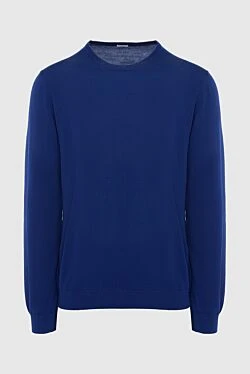 Wool jumper blue for men