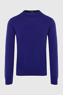 Cashmere jumper purple for men