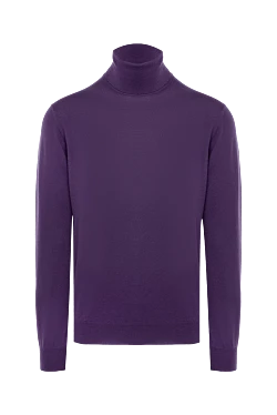 Cashmere men's golf purple