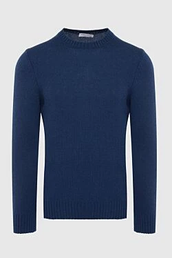 Wool jumper blue for men