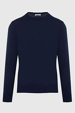 Wool jumper blue for men