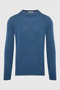 Wool jumper blue for men