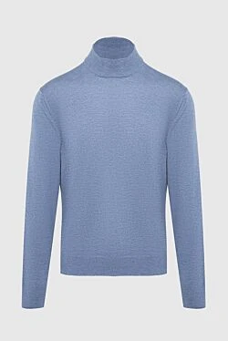 Men's blue wool golf