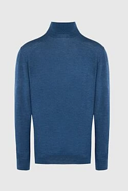 Golf men's wool and silk blue