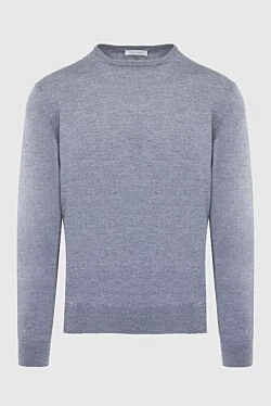 Cashmere jumper gray for men