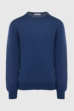 Wool jumper blue for men