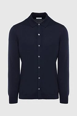 Men's wool cardigan black