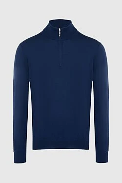 Wool troyer blue for men