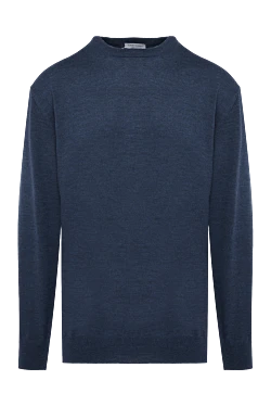 Wool jumper blue for men