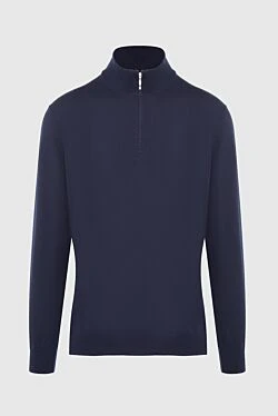 Wool troyer blue for men