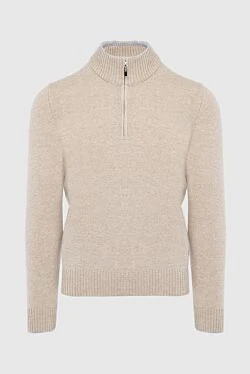 Wool troyer beige for men