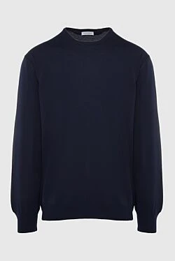 Wool jumper blue for men