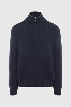 Wool troyer blue for men