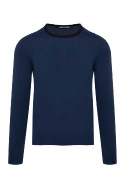 Wool jumper blue for men