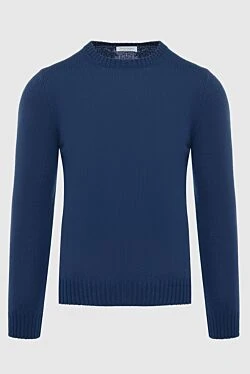 Wool jumper blue for men