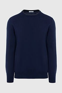 Cashmere jumper blue for men