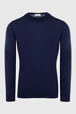 Cashmere jumper blue for men