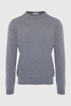 Cashmere jumper gray for men